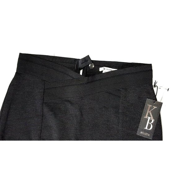 KB Studio Black Skirt Nwts pencil 11220l8ob1 - Picture 2 of 3